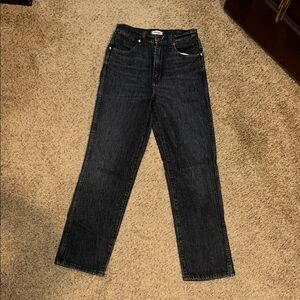 Wrangler Black Straight Leg Jeans